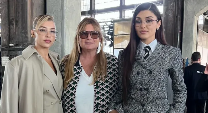 Türk Rüzgarı Milano'da: Hande ve Gamze Erçel Kardeşler Modanın Kalbini Fethetti!